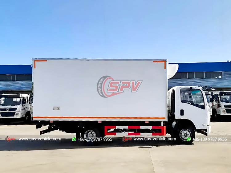 ISUZU NPR Frozen Van Truck - Right Side